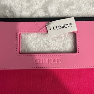 Clinique Two-Tone Pink Cosmetic Bag